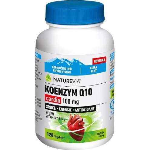 NatureVia Koenzym Q10 Cardio 100 mg cps.120